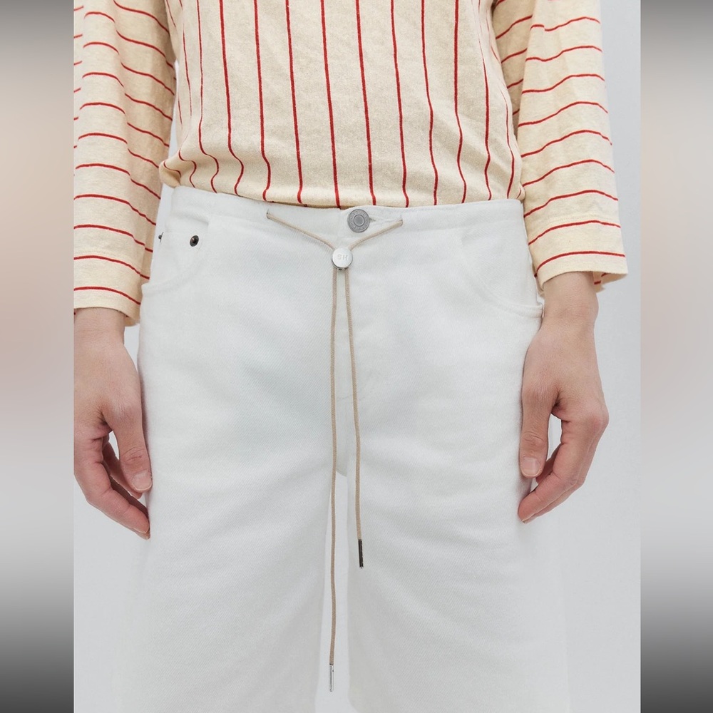 NWT STILL HERE COOL SHORTS IN MILK